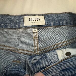Agolde Parker Denim Shorts